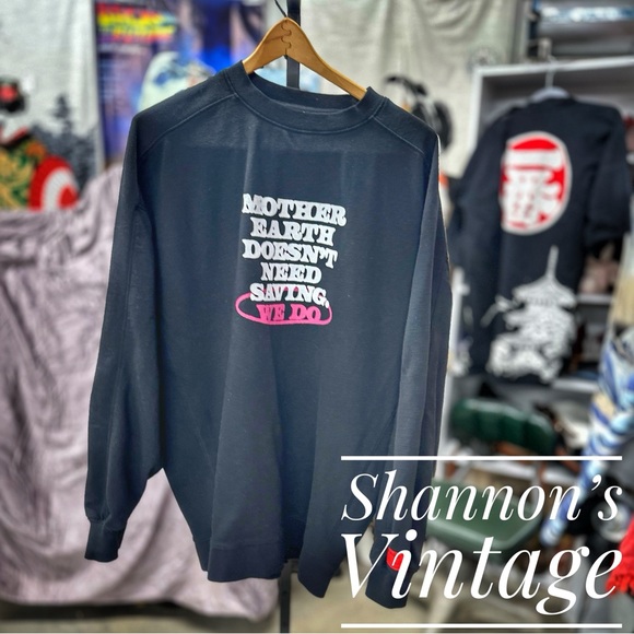 CHNGE Sz Large Graphic Long sleeve Sweatshirt A29 - Picture 1 of 6